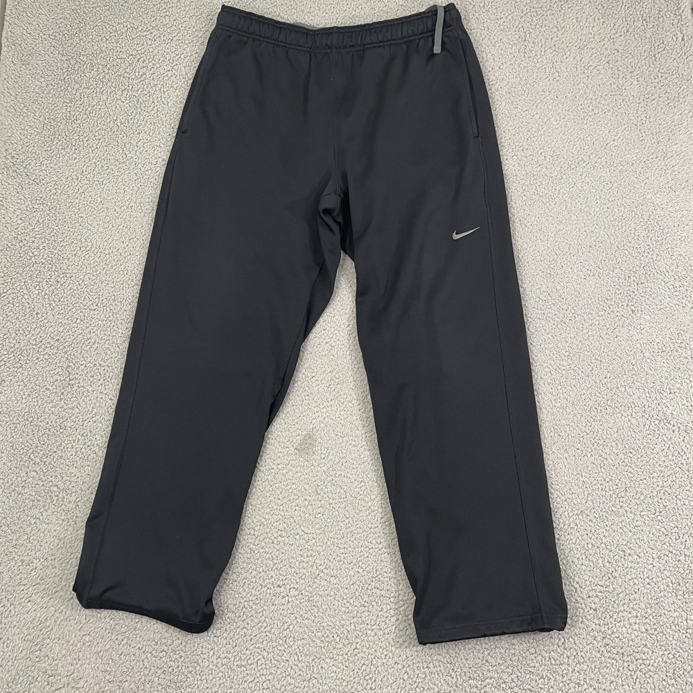 Nike Therma-Fit Fleece Lined Sweatpants Men XL Black Sportswear Lounge